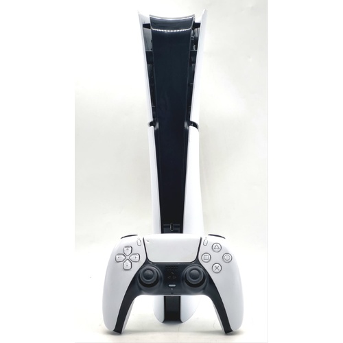 Sony PlayStation 5 Slim Digital Console CFI-2002 1TB White with Controller