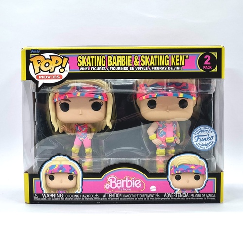 Funko Pop Barbie The Movie Skating Barbie and Skating Ken 2 Pack Vinyl