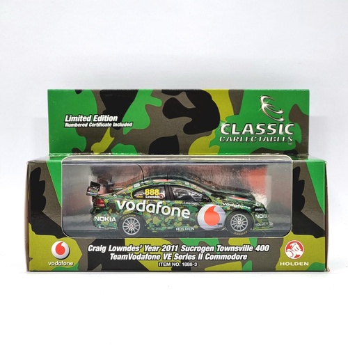 Craig Lowndes 2011 Sucrogen Townsville 400 VE II Diecast 1:43 Scale