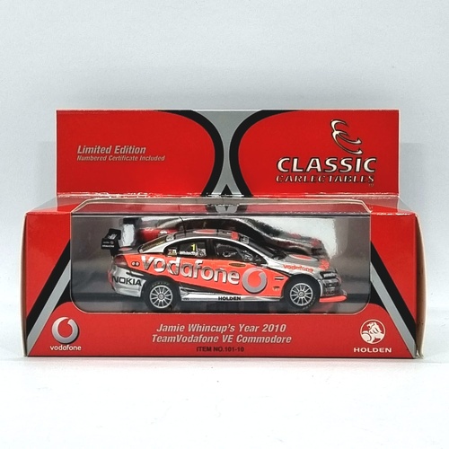 Classic Carlectables Jamie Whincup 2010 Vodafone VE Commodore 1:43 Car