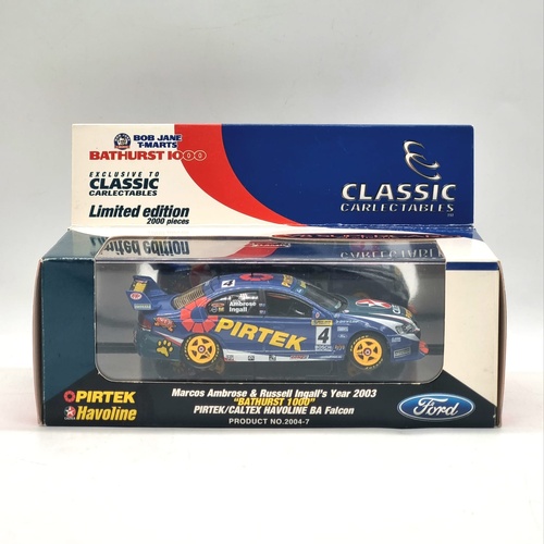 Classic Carlectables 1:43 Marcos Ambrose Russell Ingall BA Falcon Bathurst 2003