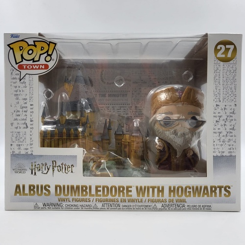 Harry Potter Albus Dumbledore with Hogwarts Funko Pop Town Vinyl Figure 27