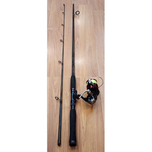 Shimano Sienna Viper FGX 6ft 6 inch 2pc Spinning Combo 4-7kg Reel Line