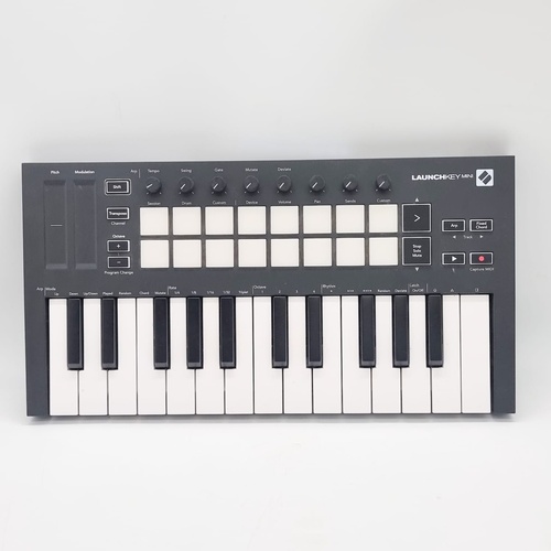 Novation Launchkey Mini MK3 25-Key MIDI Controller with USB Cable