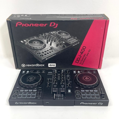 Pioneer DDJ-400 DJ Controller Rekordbox USB Performance Mixer Portable