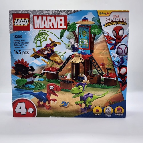 LEGO Marvel 11200 Spidey and Gobby Raptor Battle Tree House HQ 143pcs 4+