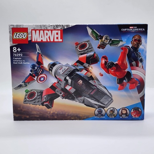 LEGO Marvel Captain America vs Red Hulk Battle 76292 8+ Building Toy