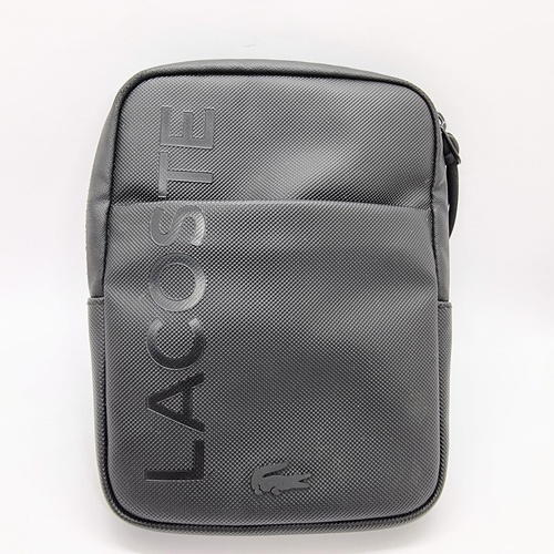 Lacoste Crossbody Bag Black Small Shoulder Messenger Adjustable Strap