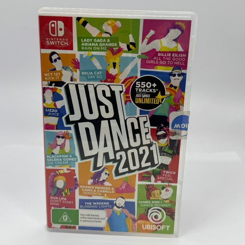 Just Dance 2021 Nintendo Switch Game Dance and Party Hits Fun Music