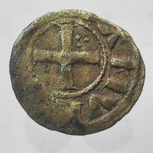 Crusader States Tripoli Bohemond IV-VI Bi-Denier Coin c.1201-1274