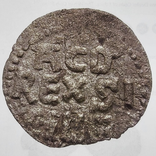 Italy Sicily Palermo Tancred Billon 1/4 Tercenarius Medieval Coin 1190-94