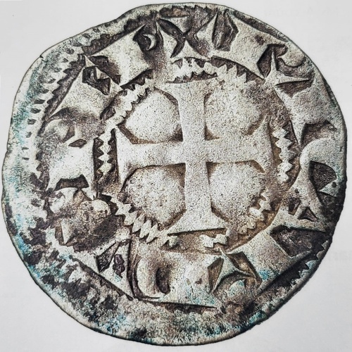 France Poitou Richard Coeur de Lion Silver Denarius 1189-1199 Medieval Coin