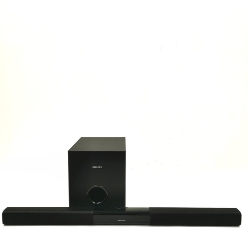Philips HTL3140B/79 Soundbar 2.1Ch Wireless Subwoofer Bluetooth USB HDMI