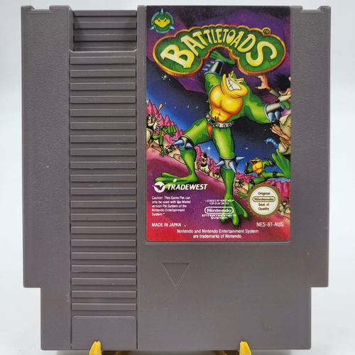 Battletoads NES Cartridge PAL Nintendo Entertainment System Video Game