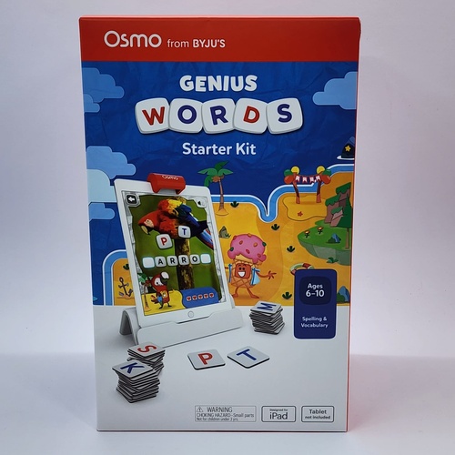 Osmo Genius Words Starter Kit for iPad Spelling and Vocabulary Ages 6-10