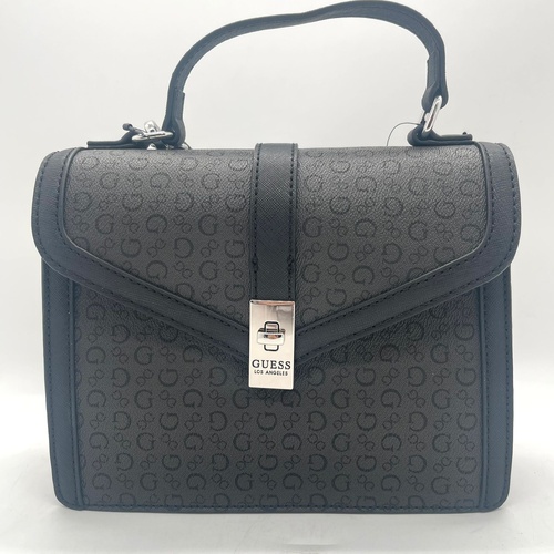 GUESS Elonzo Coal Black Crossbody Shoulder Bag SV984319 Womens Handbag