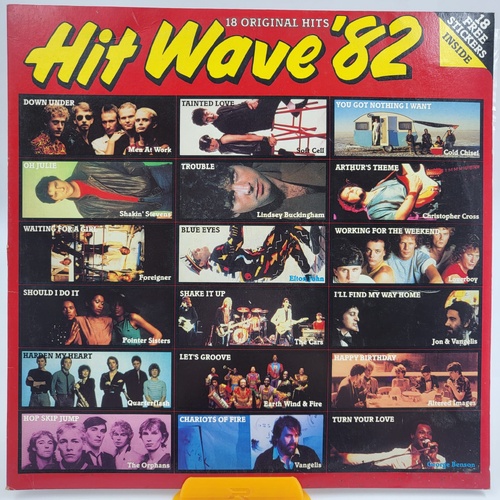 Hit Wave '82 1982 Vinyl Record Classic Rock Wave LP Retro Album