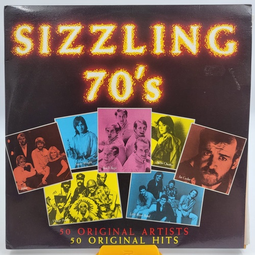 Sizzling 70s 3xLP Vinyl Record Set 1984 Australian Pressing Pop Rock