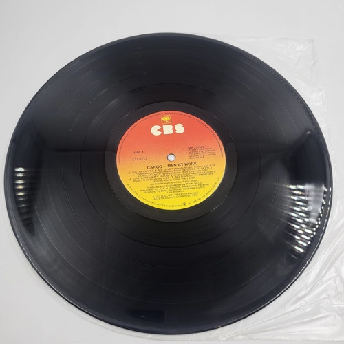 Men At Work Cargo Vinyl Record 1983 Australian Pressing Vinyl LP Rock