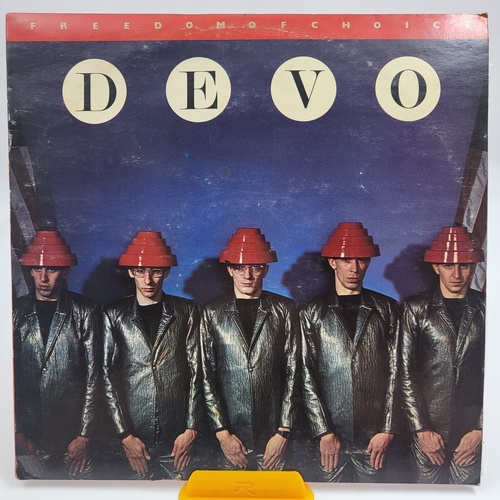 DEVO Freedom of Choice 1980 Vinyl LP Record Original Rock Album