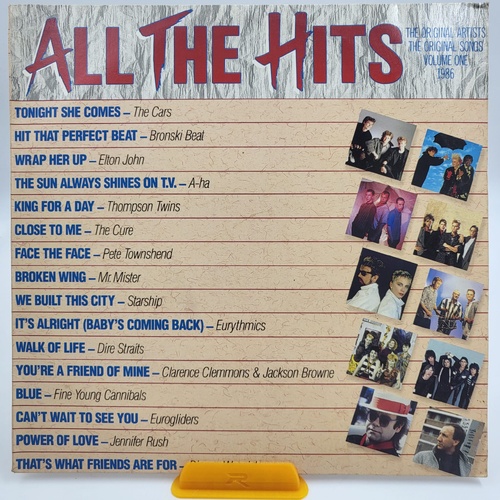 All The Hits Vol 1 1986 Vinyl Record Original Artists Songs Classic LP