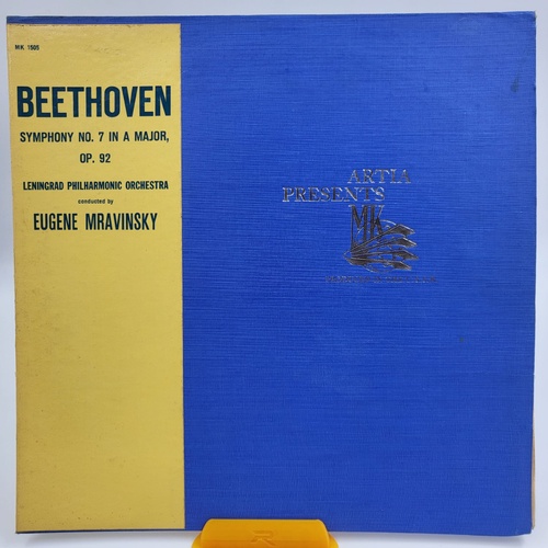 Beethoven Symphony No.7 USSR Vinyl Mono LP Artia Mravinsky Leningrad MK1505