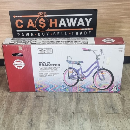 Cyclops 50cm Dragster Kids Bike 7-10 Yrs Banana Seat Rear Coaster Brake