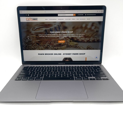 Apple 13-inch MacBook Air (M1, 2020) A2337 Space Grey 8GB RAM 256GB macOS Sonoma