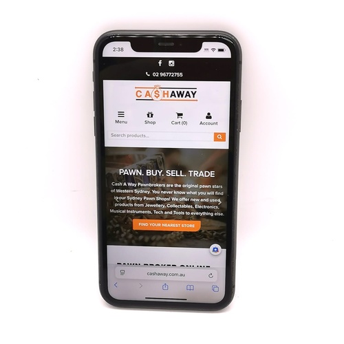 Apple iPhone 11 64GB Black Finish Unlocked Smartphone 6.1 Inch Display