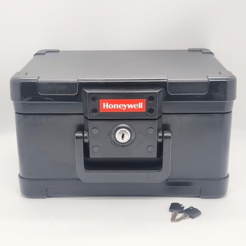 Honeywell Fire Resistant Chest Safe with 2 Keys Portable Waterproof Box