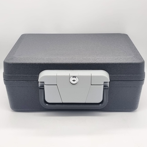 Safe Box Black Security Safe 2 Keys Portable Lockable Home Office Box