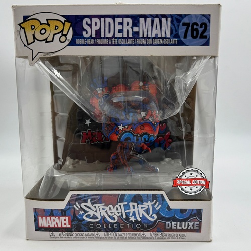Funko Pop Marvel Spider-Man 762 Street Art Deluxe Special Edition