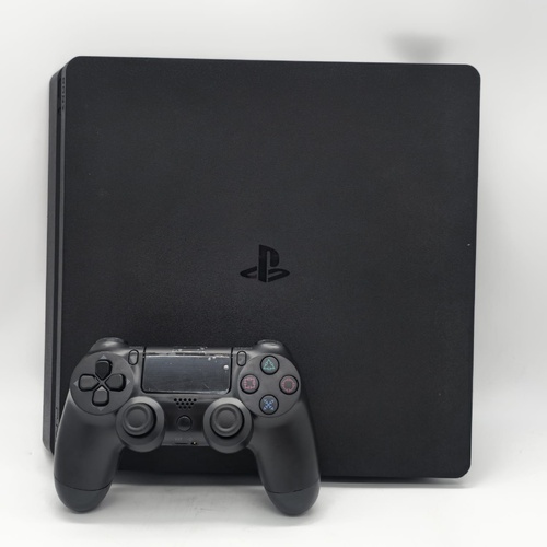 Sony PlayStation 4 Slim 500GB Black Console with Controller and Cables