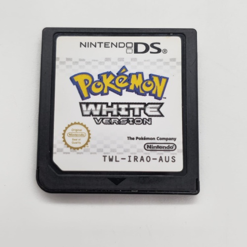 Pokémon White Version Nintendo DS Game Authentic Cartridge Tested
