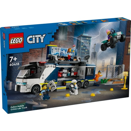 LEGO City Police Mobile Crime Lab Truck 60418 Building Set for Ages 7+