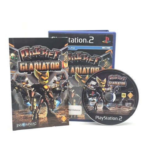 Ratchet Gladiator Sony PlayStation 2 PS2 Game Complete With Manual