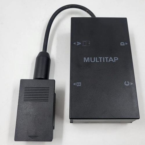 Aftermarket PS2 Multitap Adapter 4 Player Controller Expander Black