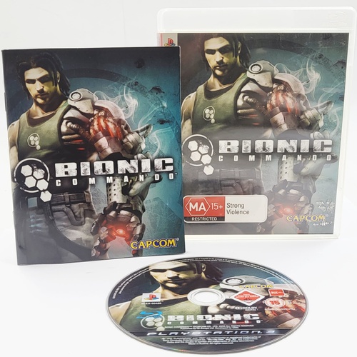 Bionic Commando Sony PlayStation 3 PS3 Game Complete With Manual 