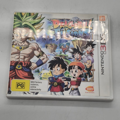 Nintendo Dragon Ball Fusions 3DS Game Complete with Manual Authentic
