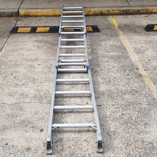 Bailey 3 Tier Slide Ladder Aluminium Folding Step Ladder Durable