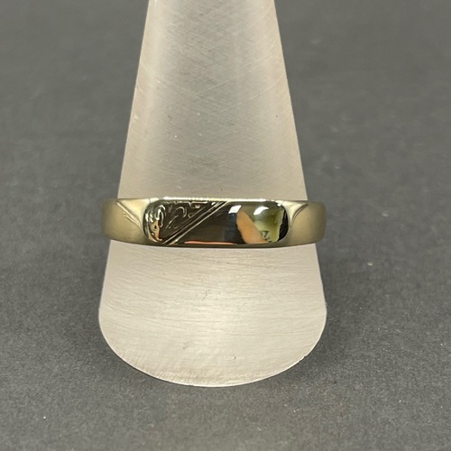 Mens 9ct Yellow Gold Signet Ring