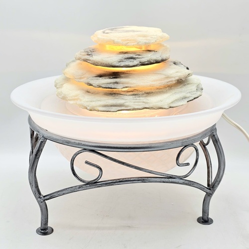 HoMedics Envirascape Crystal Steps Relaxation Fountain with Light WFL-CRYS