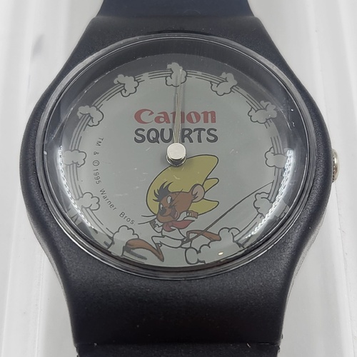 1995 Canon Looney Tunes Kids Watch Speedy Gonzales Vintage Cartoon Toy