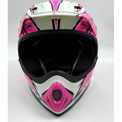 RXT A-717K Racer 2 Ant Man Motocross Helmet Pink Size XXS Off Road MX