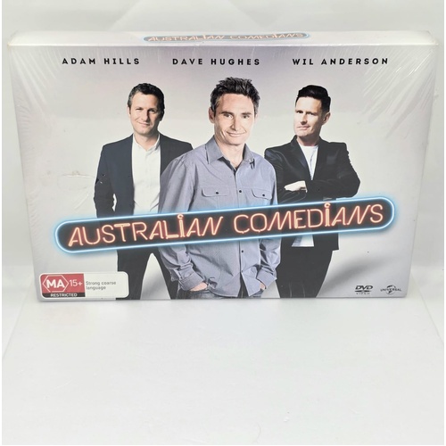 Australian Comedians DVD Collection Adam Hills Dave Hughes and Wil Anderson