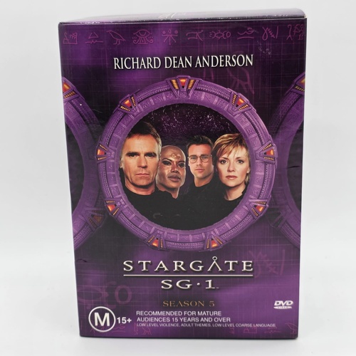 Stargate SG-1 Season 5 Volume 1-5 DVD Box Set Richard Dean Anderson