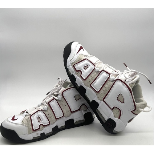 Nike Air More Uptempo 96 Bulls White Red Mens Shoes FB1380-100 US 11