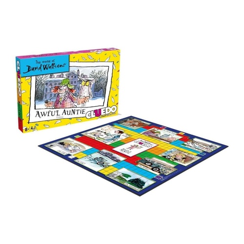 The World of David Walliams Awful Auntie Edition Cluedo Board Game