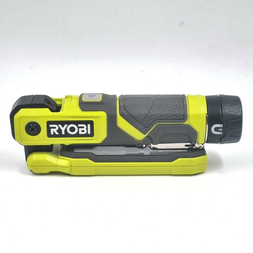 Ryobi RIL4 USB-C Rechargeable LED Flashlight Portable Torch Light
