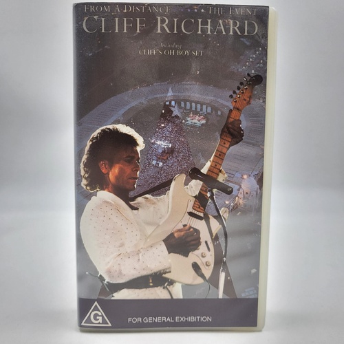 Cliff Richard From a Distance The Event VHS Video Tape